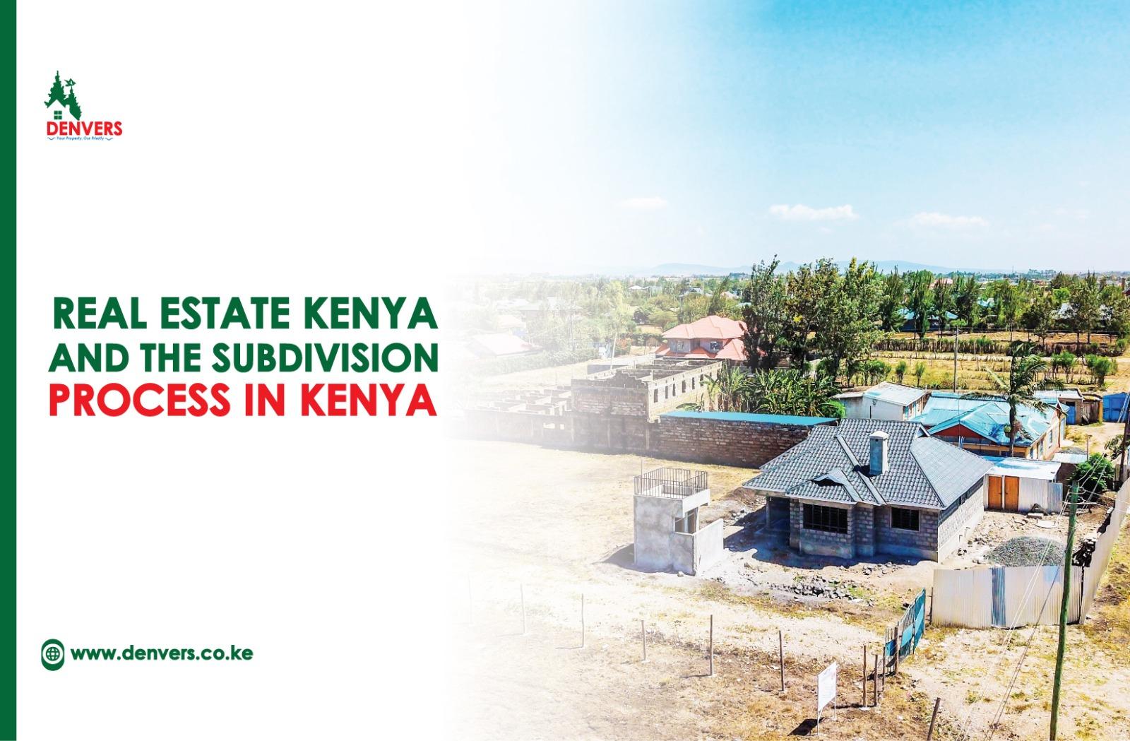 Real Estate Kenya and Land the Subdivision Process in Kenya